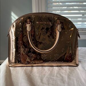 Michael Kors Metallic Rose Gold Satchel